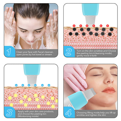 HailiCare Ultrasonic Peeling Machine Cleans The Skin And Removes Blackheads And Horny Beauty Instrument