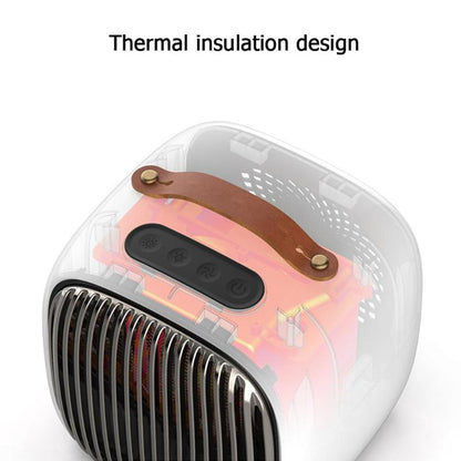 Mini 800W Space Heater Portable Winter Warmer Fan Personal Electric Heater for Home Office Ceramic Small Heaters US/ EU Plug