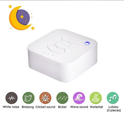 White Noise Machine USB Rechargeable Timed Shutdown Sleep Sound Machine For Sleeping &amp; Relaxation For Baby Adult Office Travel