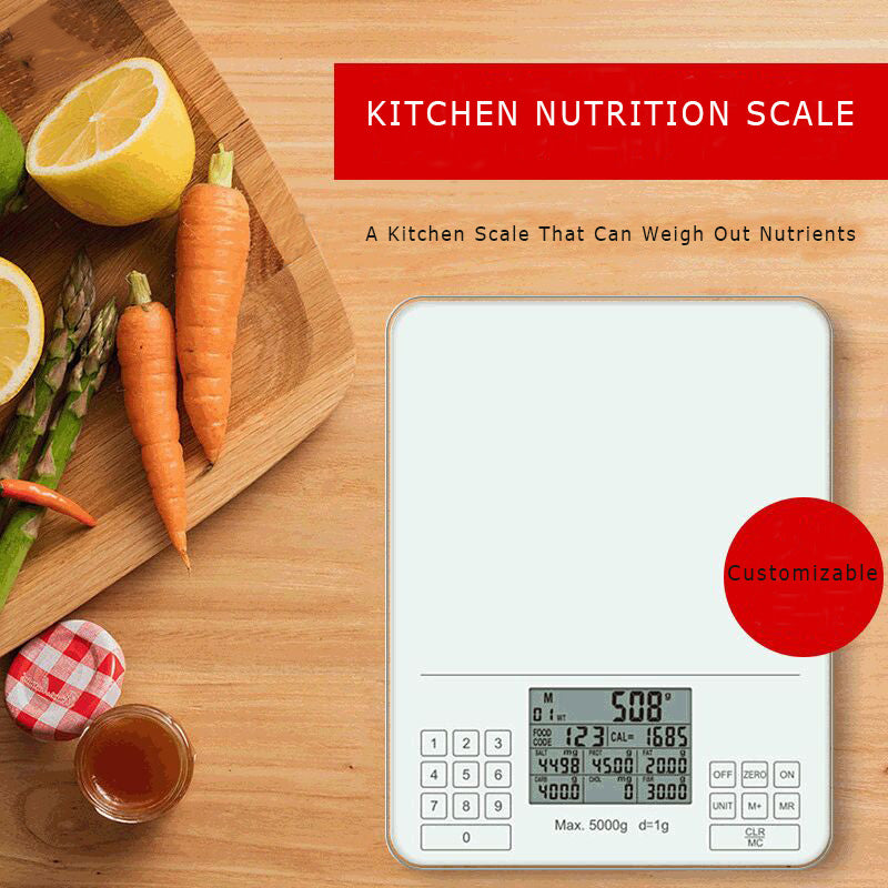 Kitchen Nutrition Scale Food Nutrition Ingredients Family Nutrition Kitchen Scale To Send Gifts Can Be Customized